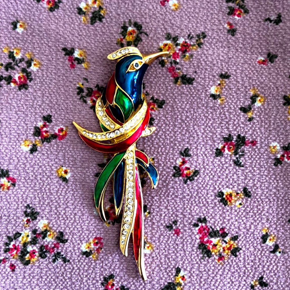 VTG 14KGE Bird Brooch ✨